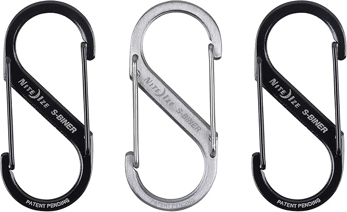 Nite IZE S-Biner Stainless Steel Dual Carabiner #2, Dual Gated Carabiner - Image 2