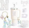 6PCS White Stanley Cup Accessories Set Fit by MOTEERLLU