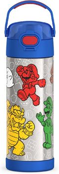 THERMOS FUNTAINER 16 Ounce Stainless Steel Vacuum Insulated Bottle by Thermos