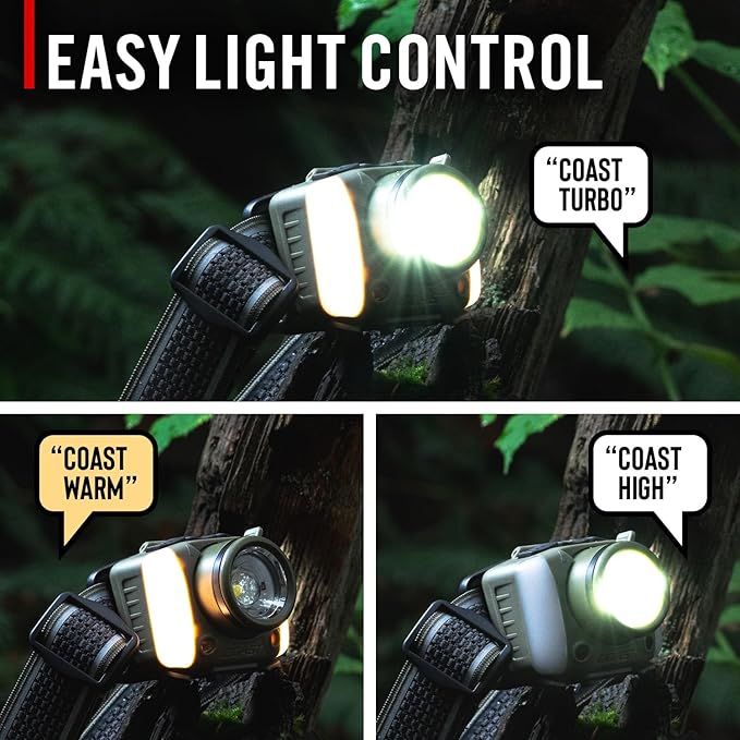 Coast FL97R Voice-Controlled 1200 Lumen Rechargeable LED Headlamp - Image 6