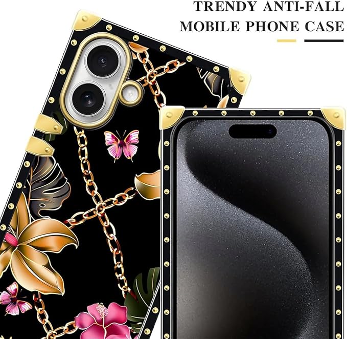for iPhone 17 Case Luxury Golden Decoration - Image 4