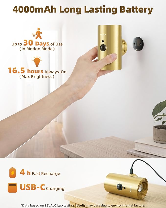EZVALO Motion Sensor Wall Sconce - Image 5