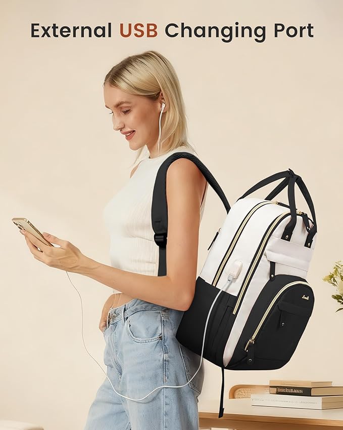LOVEVOOK Backpack for Women, Laptop Backpack Women, Fits 15.6 Inch Laptop Bag - Image 2