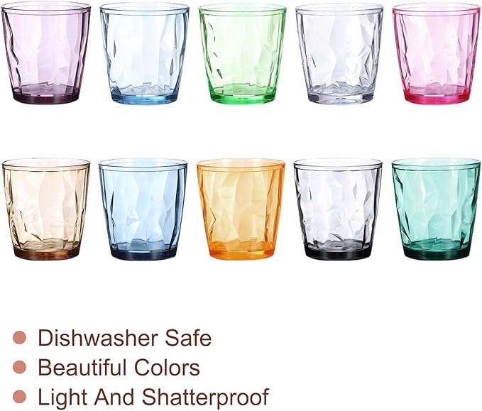 uxcell 10oz Acrylic Drinking Glasses - Image 3