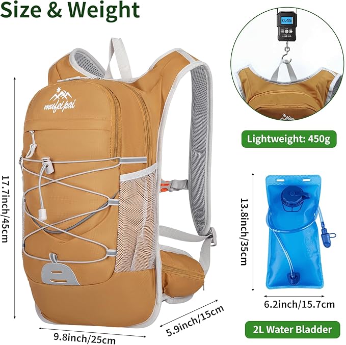 Hiking Backpack for Women & Men, Hydration Backpack - Image 2