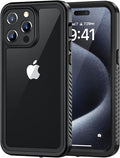 Lanhiem for iPhone 15 Pro Case, IP68 Waterproof Dustproof Shockproof Case by LanhiemHome