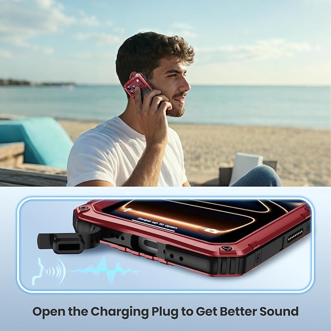 Mitywah Waterproof Case for iPhone 17 Pro, Rugged Metal Case - Image 7