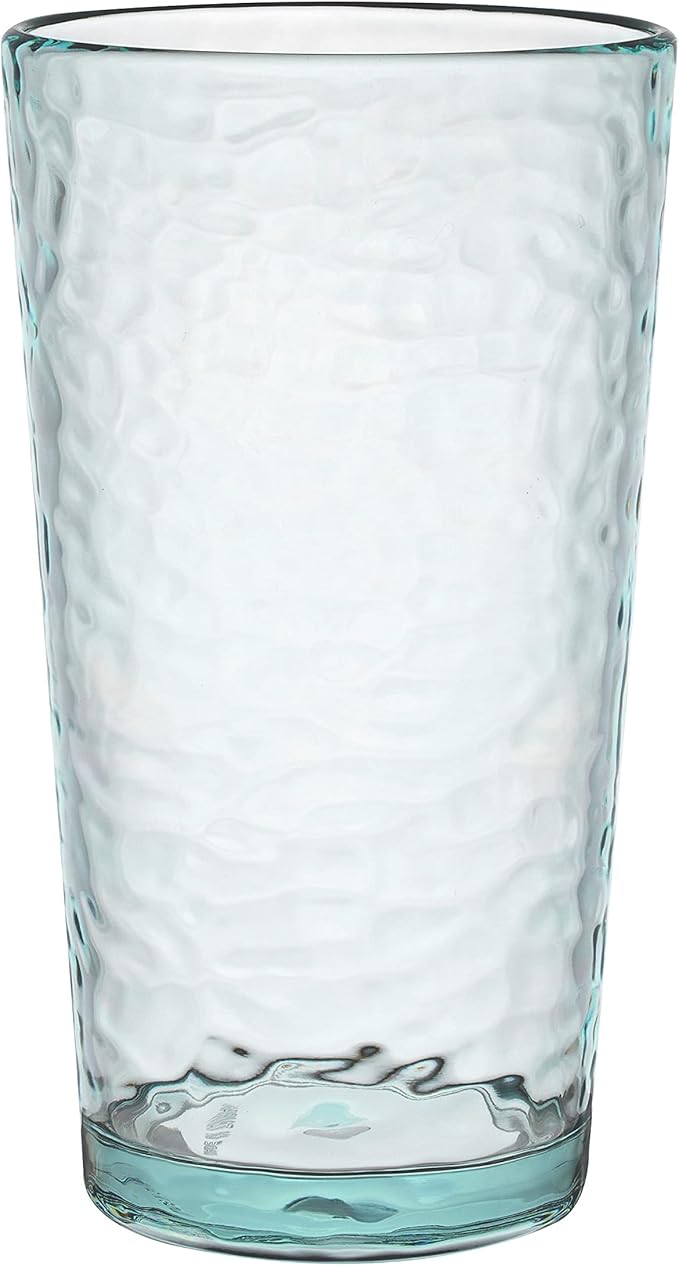 KLIFA- NICE- 20 ounce, Acrylic Highball Drinking Glasses, Stackable Plastic by KLIFAHome
