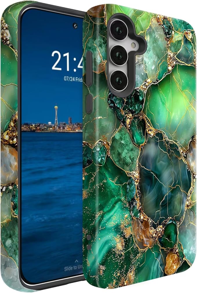 Compatible for Samsung Galaxy A36 5G Case, Dual Layer Heavy Duty 2 in 1 by BSMOSPER