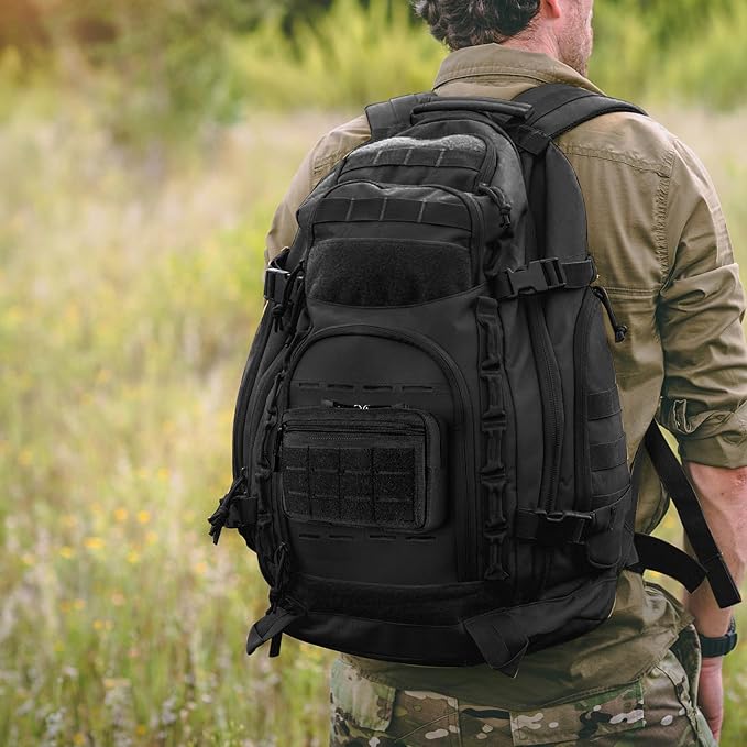 FRTKK Tactical Molle Admin Pouch Utility Laser Cut EDC Tool Pouch Bag - Image 7