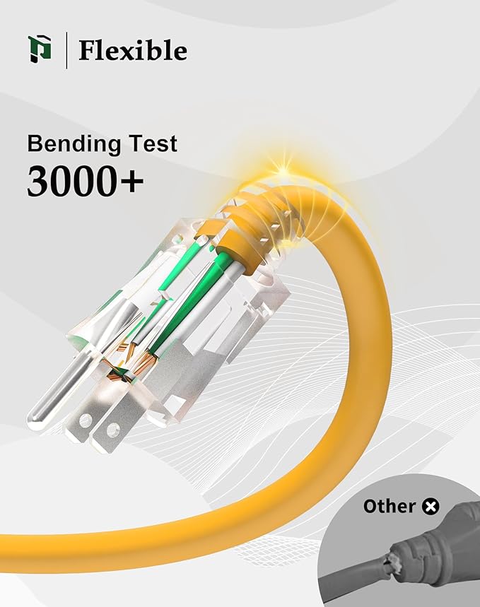 50Ft 12/3 Outdoor Extension Cord - Image 4