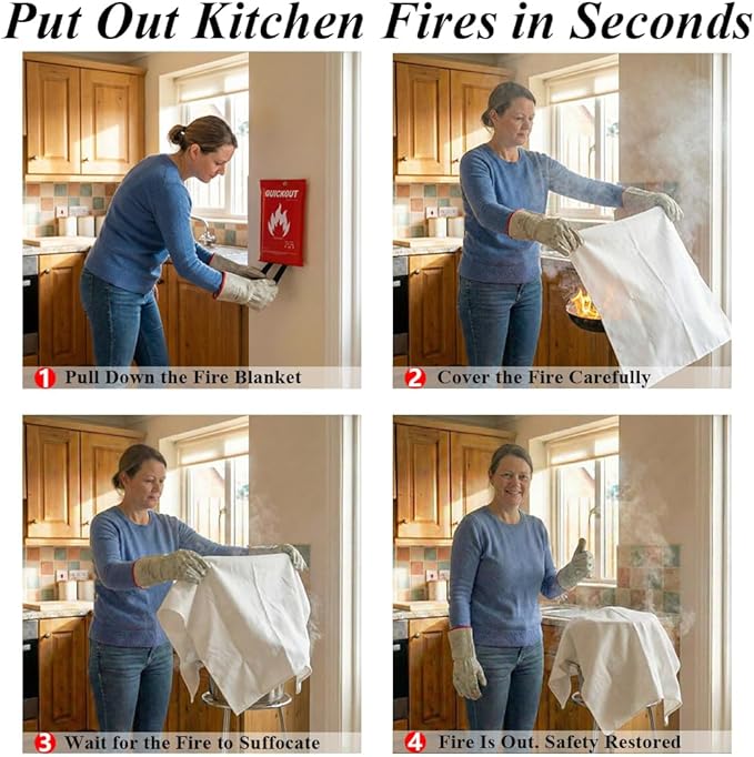 C CRYSTAL LEMON Fire Blanket Survival Cover - Image 3