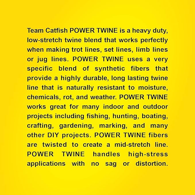 TEAM CATFISH Power Twine – 100% Nylon Bank Line - Image 6