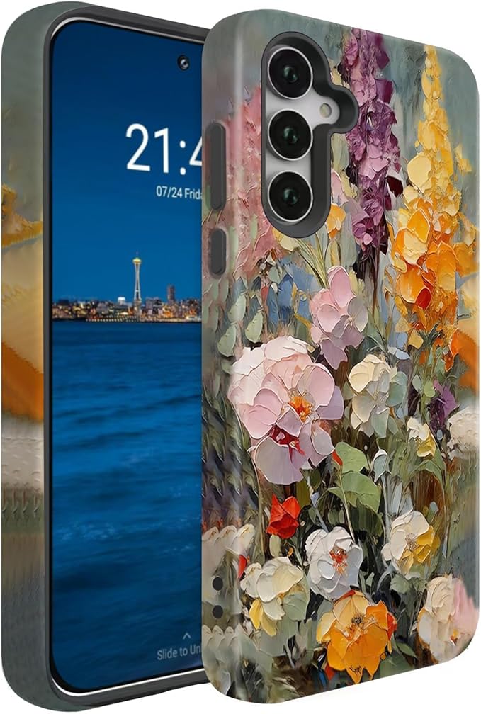 Compatible for Samsung Galaxy A36 5G Case, Dual Layer Heavy Duty 2 in 1 by BSMOSPER
