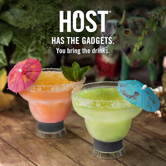 HOST FREEZE Margarita Cocktail Glasses, Frozen Cup Double Wall Insulated - Image 7