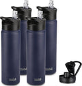 HASLE OUTFITTERS Insulated Water Bottle 22 oz Double Wall Stainless Steel Water by HASLEOUTFITTERS