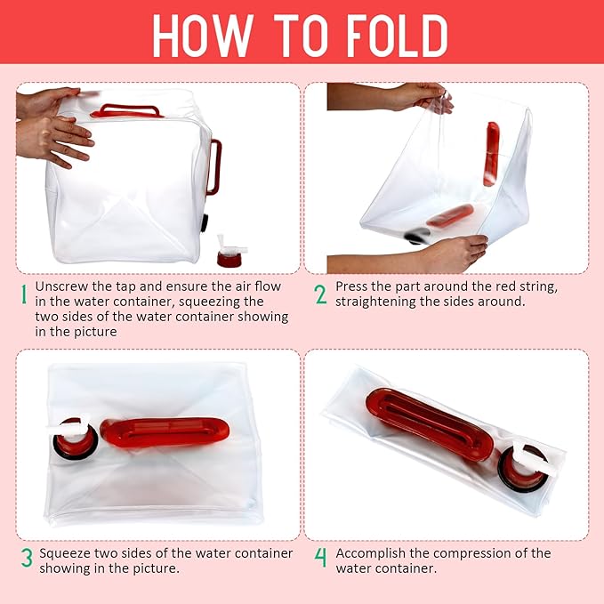 Reallnaive 3 Pack Collapsible Water Container - Image 4