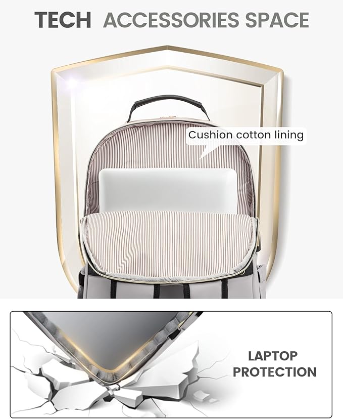 LOVEVOOK Laptop Backpack for Women, Travel Computer Work Bags - Image 7
