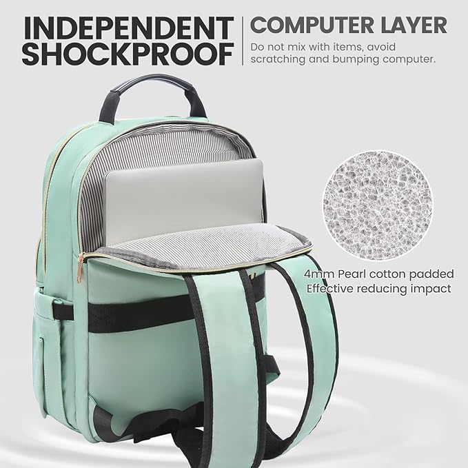 LOVEVOOK Laptop Backpack for Women 15.6 inch, Cute Womens Travel Backpack Purse - Image 3