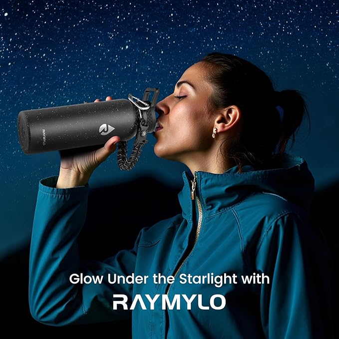 RAYMYLO Insulated Water Bottle 40 oz, Triple Wall Vacuum Stainless Steel - Image 2