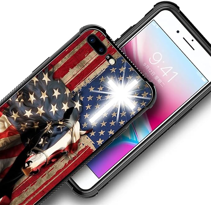 Case for iPhone 7 Plus/8 Plus, Soft Silicone Hard Acrylic for Shock Protection - Image 4