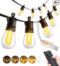 Outdoor String Lights Patio LED Light Outside - 30M 28+2 S14 LED by Unknown