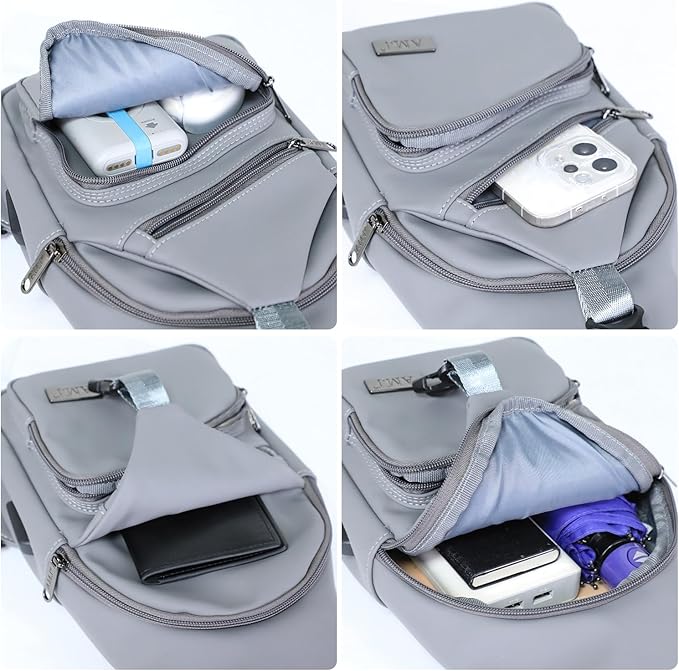 AMJ Crossbody Sling Bag Men Women, Casual Shoulder Backpack, Chest Daypack - Image 6