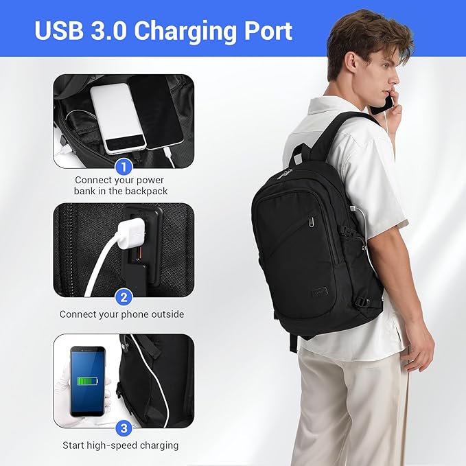 Kono Travel Laptop Backpack - Image 3