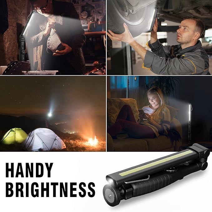 Dr. Prepare LED Work Light, 700 Lumens Foldable Rechargeable Work Light - Image 8