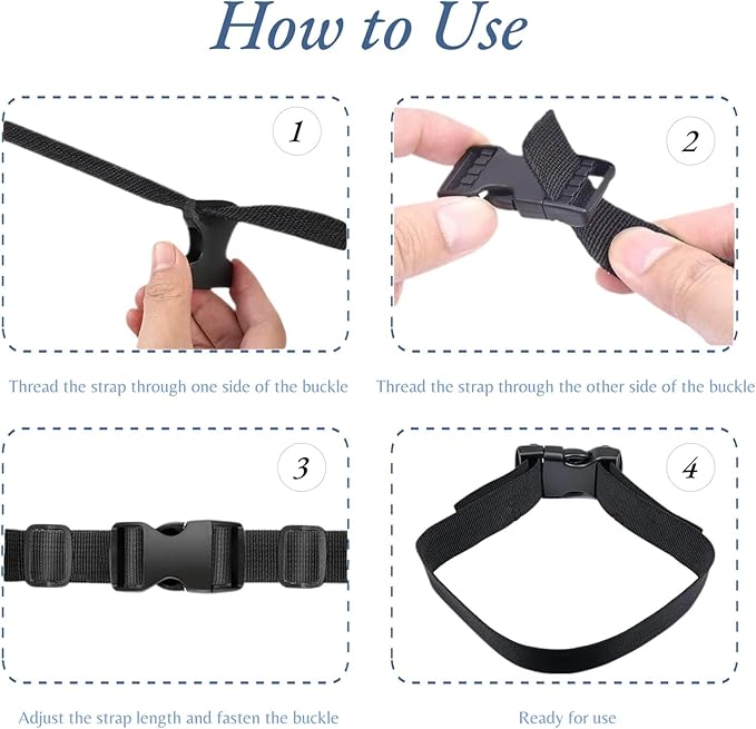4 Pack 2 Inch Buckle Quick Side Release, Heavy Duty Plastic Side Release Buckles - Image 4