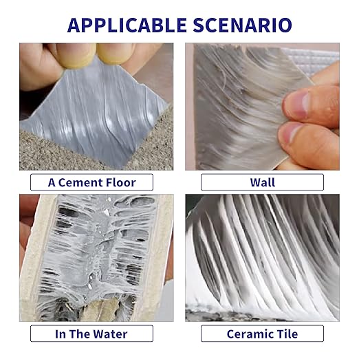 ADHES Butyl Tape Waterproof Tape Aluminum Foil Tape Sealan Tape 2inch x 16feet - Image 5