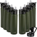 HASLE OUTFITTERS Insulated Water Bottle 22 oz Double Wall Stainless Steel Water by HASLEOUTFITTERS