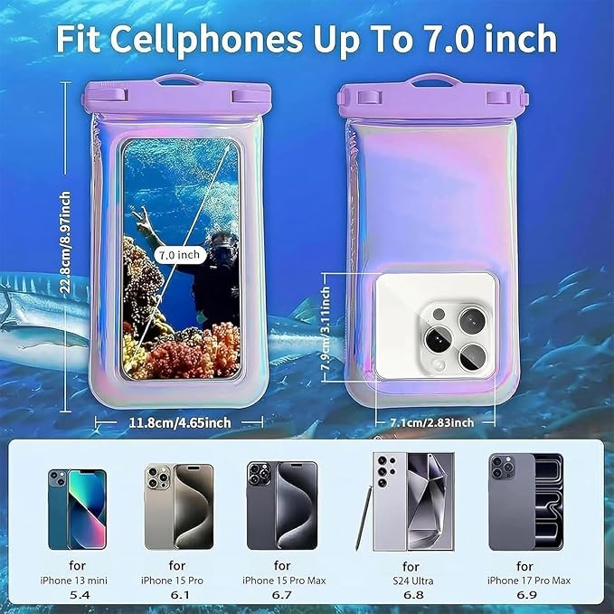Floatable Waterproof Phone Pouch Case 2 pax - Image 3