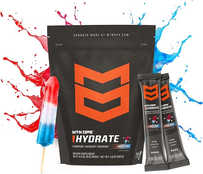 MTN OPS Hydrate Low Sugar Electrolyte Powder Drink Mix - Image 2