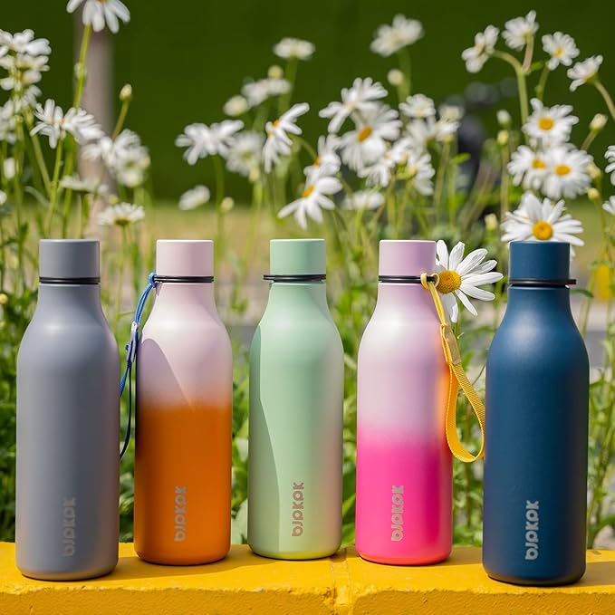 BJPKPK Insulated Water Bottles, 18 oz Stainless Steel Metal Water Bottle - Image 5