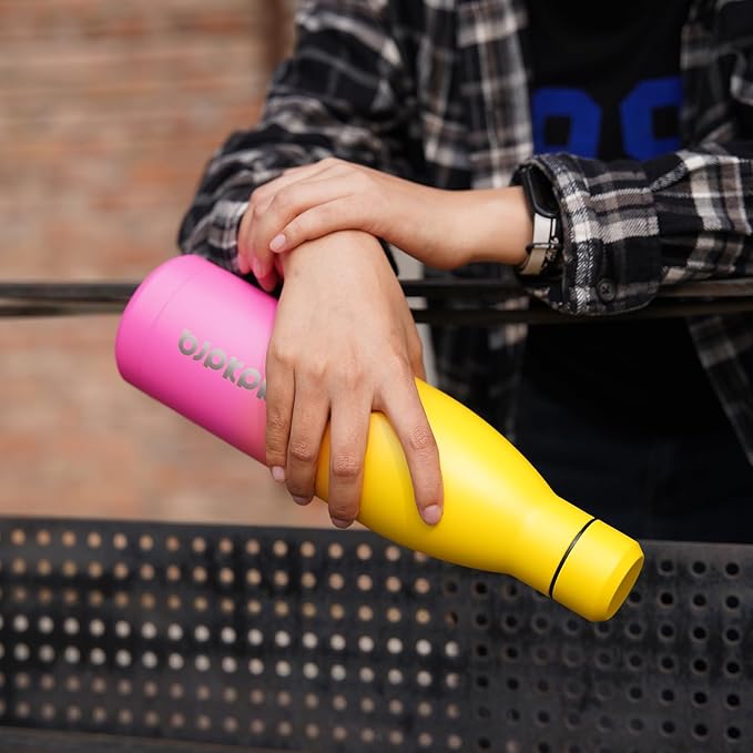 BJPKPK 17oz Insulated Water Bottles Stainless Steel Sports Water Bottles Keep - Image 4