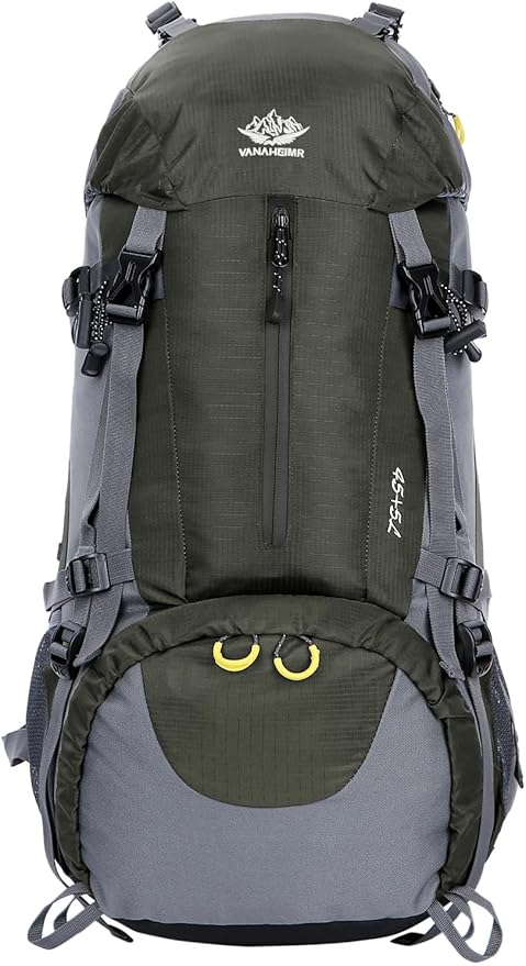 WoneNice 50L Waterproof Hiking Backpack by WoneNice
