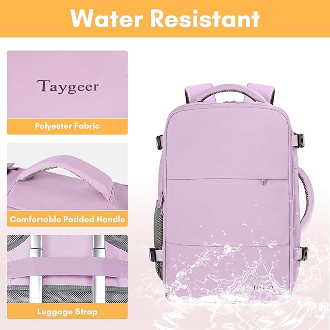Taygeer Travel Backpack for Men Women, Airline Approved Underseat Personal Item - Image 7