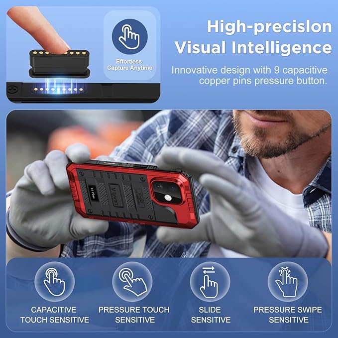 Mitywah Waterproof Case for iPhone 16 Plus, Shockproof Heavy Duty Case - Image 6