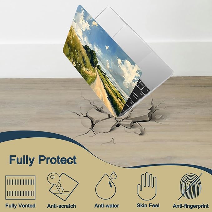 Hard Case for New MacBook Air 13 inch M2 M3 M4 2022 2024 2025 Release, 13.6" - Image 5