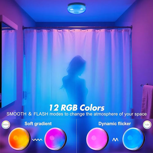 2-Pack Waterproof Shower Lights - Image 2