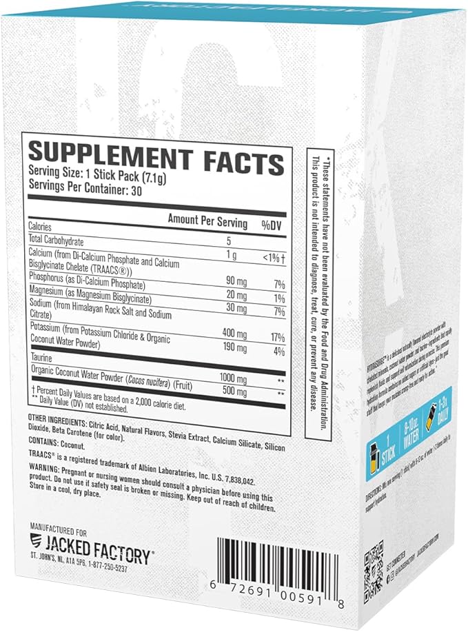 Jacked Factory Hydrasurge Electrolytes Powder Packets - Image 7