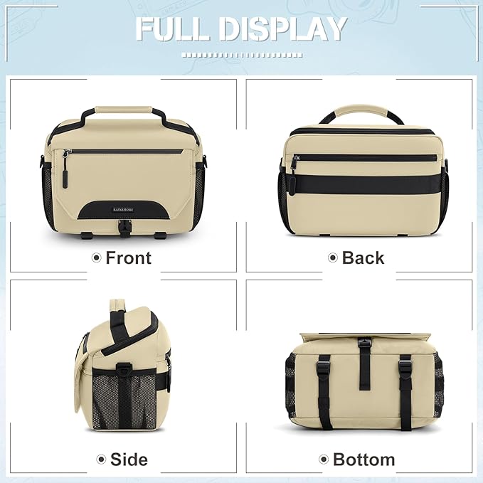 RAINSMORE Camera Bag, DSLR/SLR/Mirrorless Small Camera Sling Bag Waterproof - Image 9