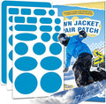 OAZ 35Pcs Down Jacket Repair Patch Kit Pre-Cut Nylon Patches by OAZ
