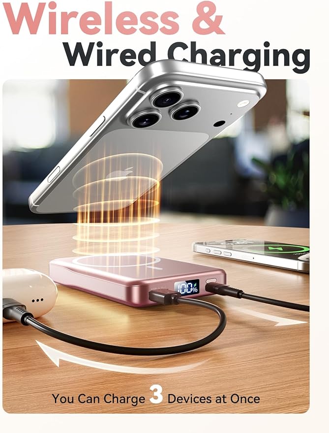 Aobbow Magnetic Portable Charger, 10000mAh - Image 5