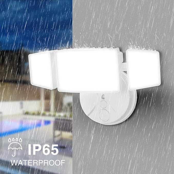 Onforu 3 Packs 75W LED Security Light, 7000LM Outdoor Flood Lights Fixture - Image 6