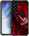 for Samsung Galaxy S22 Plus Case, Gestures Funny Skull Pattern Graphic Design by FKBRCL4U