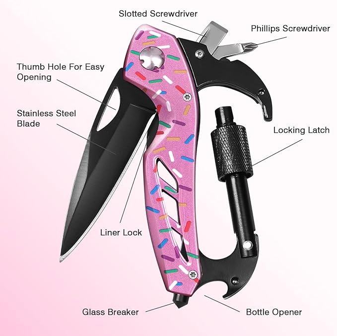 FUNBRO Multitool knife, Gifts for Women Wife - Image 4