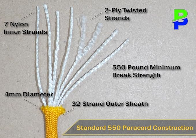 BORED? PARACORD! 550 lb Paracord – Ideal - Image 2