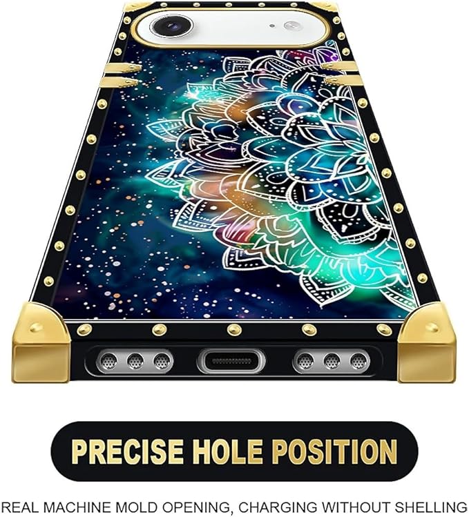 for iPhone 17 Air Case Luxury Golden Decoration - Image 5